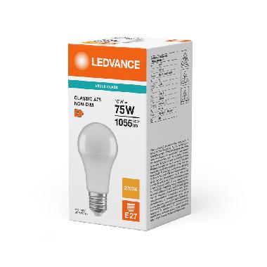 Led Classic A V 10W 827 Frosted E27 - LEDVANCE VCA75827S1 product photo Photo 02 3XL