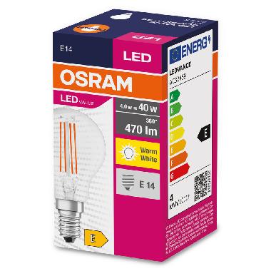 VALUECLP40 4W/827 230V FIL E14 FS1 OSRAM - LEDVANCE VCP40827CE1G1 - LEDVANCE VCP40827CE1G1 - LEDVANCE VCP40827CE1G1 product photo Photo 02 3XL