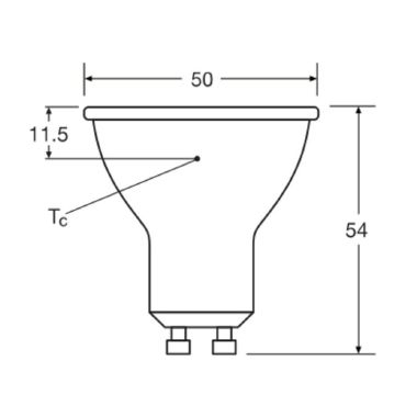 LVPAR168036 6,9W/865 230V GU10 FS1 OSRAM - LEDVANCE VP168086536G8 product photo Photo 07 3XL