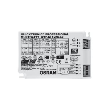 QTP-M 1X26-42/220-240 S UNV1       OSRAM - LEDVANCE QTPM1X2642 product photo Photo 02 3XL