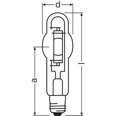 HQI-BT 400W/D PRO E40 FLH1         OSRAM - LEDVANCE HQIBT400DPROZ product photo Photo 03 3XL