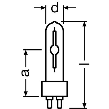 HCI-T 35W/830 WDL PB G12 FS1       OSRAM - LEDVANCE HCIT35830NZ product photo Photo 02 3XL