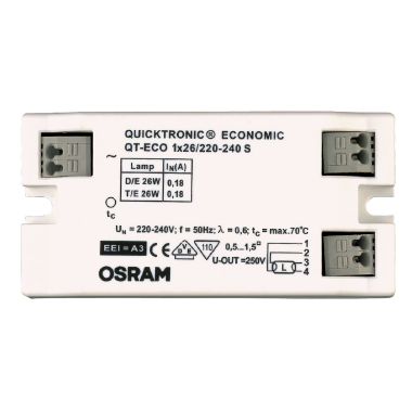 QT-ECO 1X26/220-240 S UNV1         OSRAM - LEDVANCE QTECO1X26S product photo Photo 03 3XL