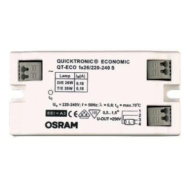 QT-ECO 1X26/220-240 S UNV1         OSRAM - LEDVANCE QTECO1X26S product photo Photo 02 3XL