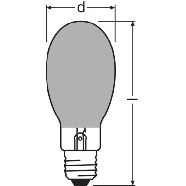 LAMP.JOD.METALL.1000W E40 ELLISS.BULBO DIFFON - LEDVANCE HQIE1000NN - LEDVANCE HQIE1000NN product photo Photo 02 3XL