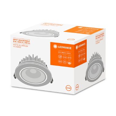 SPOT LED ADJUST 8W/4000K 230V IP20 LEDV - LEDVANCE SPOT8840G2 - LEDVANCE SPOT8840G2 - LEDVANCE SPOT8840G2 product photo Photo 02 3XL