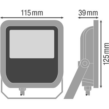 PROIETTORE FLOODLIGHT LED 10W 4000K WT 100DEG IP65 - LEDVANCE FLOOD10840WG2 product photo Photo 02 3XL