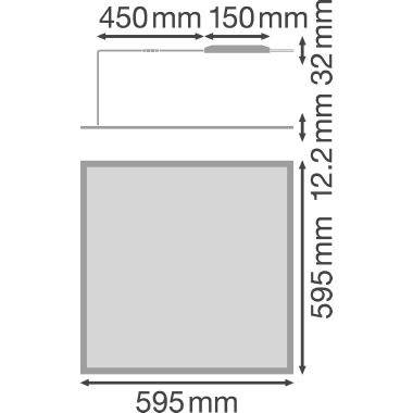 PANEL 600 36W/4000K OP             LEDV - LEDVANCE PNL60036840G2 product photo Photo 03 3XL
