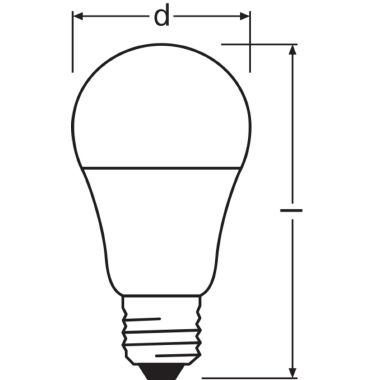 LAMP.LED GOCCIA 5,5W/840 470LM 230VFR E27 - LEDVANCE PCA40840SG7 - LEDVANCE PCA40840SG7 product photo Photo 02 3XL