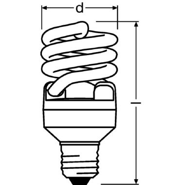LEDAVANCE DPROMTW20840 - Lampada fluorescente compatta integrata - LEDVANCE DPROMTW20840 product photo Photo 02 3XL
