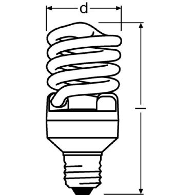 LEDAVANCE MINITWIST23840 - OSRAM MINITWIST23840 LAMPADA FLUORESCENTE DULUXSTAR MINITWIST 23W/840 E27 - LEDVANCE MINITWIST23840 product photo Photo 02 3XL