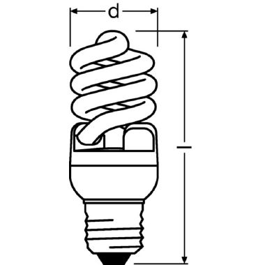 DST MTW 13W/827 220-240V E27 FS1   OSRAM - LEDVANCE DTW15827 product photo Photo 02 3XL