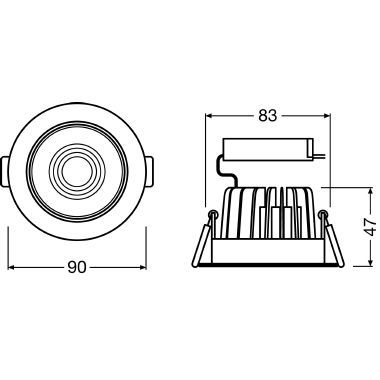 SPOT LED ADJUST 8W/4000K 230V IP20 LEDV - LEDVANCE SPOT8840G2 - LEDVANCE SPOT8840G2 - LEDVANCE SPOT8840G2 product photo Photo 03 3XL