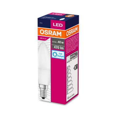 LAMP.LED OLIVA 5W/865 470LM E14 SMERIGL. - LEDVANCE VCB40865SE1G6 - LEDVANCE VCB40865SE1G6 - LEDVANCE VCB40865SE1G6 product photo Photo 02 3XL