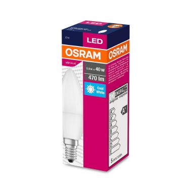 LAMP.LED OLIVA 5W/840 470LM E14 SMERIGL. - LEDVANCE VCB40840SE1G6 - LEDVANCE VCB40840SE1G6 - LEDVANCE VCB40840SE1G6 product photo Photo 02 3XL