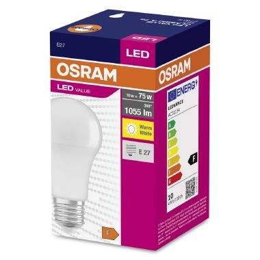 VALUECLA75 10W/827 230VFR E27 FS1  OSRAM - LEDVANCE N75LED/2700 product photo Photo 02 3XL