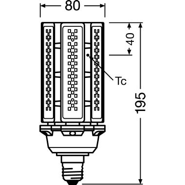 HQLLED5400 46W/827 230V PRO E27 FS1OSRAM - LEDVANCE PHQL5400827E27G8 product photo Photo 02 3XL