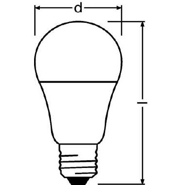 LAMP.LED GOCCIA 9W/840 806LM E27 C/DISSIPATORE - LEDVANCE PCA60840SG7 - LEDVANCE PCA60840SG7 product photo Photo 07 3XL