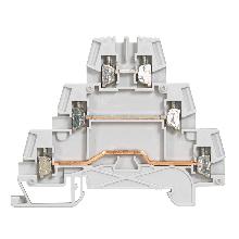 VIKING3 MORSETTO BARRA DIN 2.5MMQ 3 PIANI GRIGIO - LEGRAND 037151 - LEGRAND 037151 - LEGRAND 037151 product photo