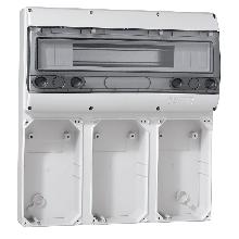 BASE X 3 PR.IBL.COMP.IP44/55 C/CENTR.GUIDA DIN 18M - LEGRAND 057706 - LEGRAND 057706 - LEGRAND 057706 product photo