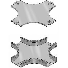 P31-INCROCIO PIANO 50X50MM ZINC. - LEGRAND 31ATB050Z - LEGRAND 31ATB050Z - LEGRAND 31ATB050Z product photo