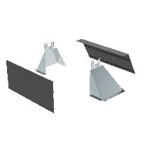 P31-ATTACCO A QUADRO ACCIAIO INOX - LEGRAND 349850 - LEGRAND 349850 - LEGRAND 349850 product photo