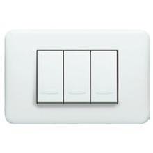 VELA BASIC - PLACCA BIANCO CLASSICO 2M CENT - LEGRAND 680542 product photo