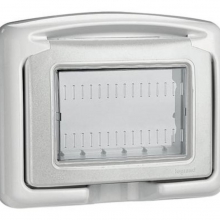 PLEXO VELA - PLACCA IP55 3M GRIGIA - LEGRAND 680633 product photo