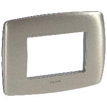 VELA TONDA-PLACCA ALLUMINIO SATINATO 3M - LEGRAND 685636 - LEGRAND 685636 - LEGRAND 685636 product photo