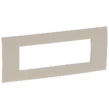 VELA QUADRA-PLACCA AVORIO 6M - LEGRAND 685802 - LEGRAND 685802 - LEGRAND 685802 product photo