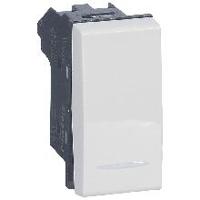 VELA BIANCA - PULSANTE 1P NO 10A - LEGRAND 687005 product photo