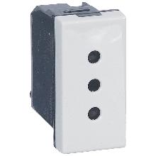 VELA BIANCA - PRESA 2P+T 10A 250V - LEGRAND 687013 product photo