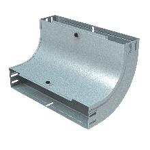 P31-CURVA IN SALITA 90D 400X75 Z - LEGRAND AM400Z product photo