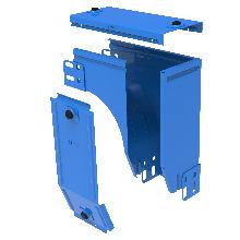 P31-CURVA SX VAR. PIANO DISCESA 75X75 GP - LEGRAND AY075G product photo