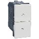 VELA BIANCA - 2 PULSANTI NO INTERBLOCCATI - LEGRAND 687018 product photo Photo 01 2XS