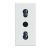 VELA BIANCA PRESA 2P+T 10/16A BIPASSO - LEGRAND 687080 product photo Photo 01 2XS