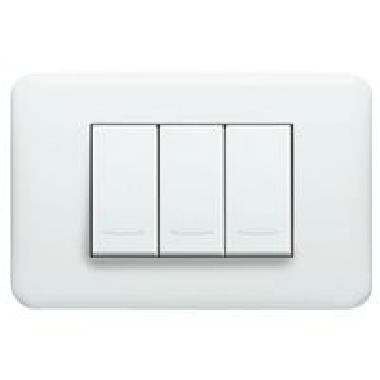 VELA BASIC - PLACCA BIANCO CLASSICO 2M CENT - LEGRAND 680542 product photo Photo 01 3XL