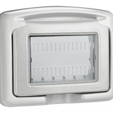 PLEXO VELA - PLACCA IP55 3M GRIGIA - LEGRAND 680633 product photo Photo 01 3XL