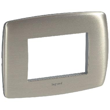 VELA TONDA-PLACCA ALLUMINIO SATINATO 3M - LEGRAND 685636 - LEGRAND 685636 - LEGRAND 685636 product photo Photo 01 3XL