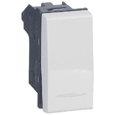VELA BIANCA - PULSANTE 1P NO 10A - LEGRAND 687005 product photo Photo 01 3XL