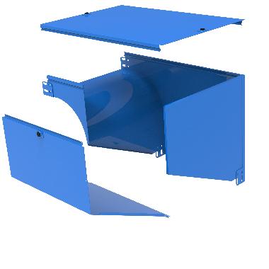 P31-CURVA SX VAR. PIANO DISCESA 500X75 GP - LEGRAND AY500G product photo Photo 01 3XL