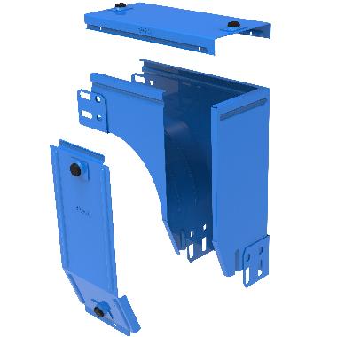 P31-CURVA DX VAR. PIANO DISCESA 150X75 GP - LEGRAND AZ150G product photo Photo 01 3XL