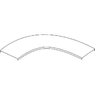 GLO4-Cop. Curva piana 90 R450 L200ZC - LEGRAND C362512 product photo Photo 01 3XL