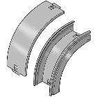 31APB050Z - P31-CURVA IN DISCESA 90° 50X50 Z - LEGRAND 31APB050Z - LEGRAND 31APB050Z product photo