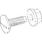 PASSERELLA PVC-BULLONERIA M8X20 PVC - LEGRAND 637953 product photo