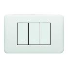 VELA BASIC - PLACCA BIANCO CLASSICO 3M - LEGRAND 680543 product photo