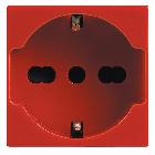 VELA SCURO-PRESA 2P+T 10/16A UNIVERS.ROSSO 2M - LEGRAND 682918 - LEGRAND 682918 - LEGRAND 682918 product photo