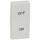 VELA BIANCA-COPRITASTO C/SIMB.ON/OFF.ILLUM.1M - LEGRAND 687060 - LEGRAND 687060 - LEGRAND 687060 product photo