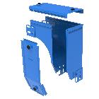 P31-CURVA SX VAR. PIANO DISCESA 75X75 GP - LEGRAND AY075G product photo