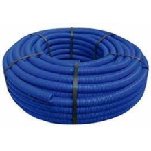 TUBO FLESSIBILE CORRUGATO 16 MM AZZURRO IN MATASSA 100 MT - REP16BL product photo